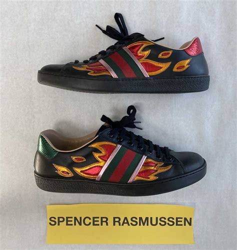 gucci flame sneakers replica|gucci look alike sneakers.